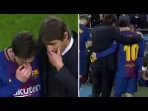 Video: What Antonio Conte Said To Messi After Full Time Is Absolutely Class